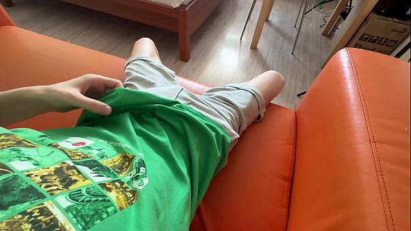 Image Young Stud's Naughty Big Dick Orgasm on Cam