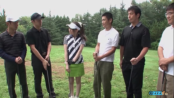 Image Another day golfing and sucking cocks for this super sexy bitch and her handsome men