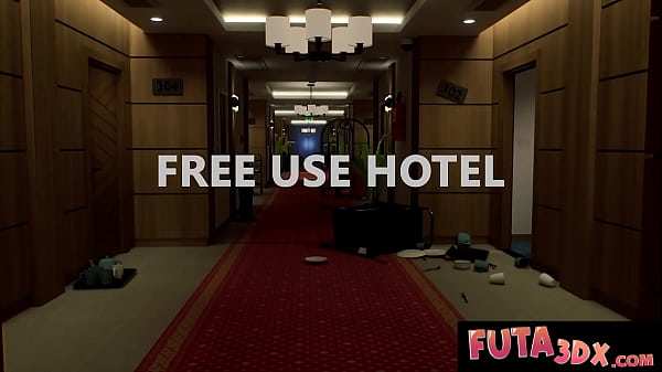 Image FUTA3DX - Horny Futa Brunette Unleashes Her Big Dick in Hotel Fuck Fest