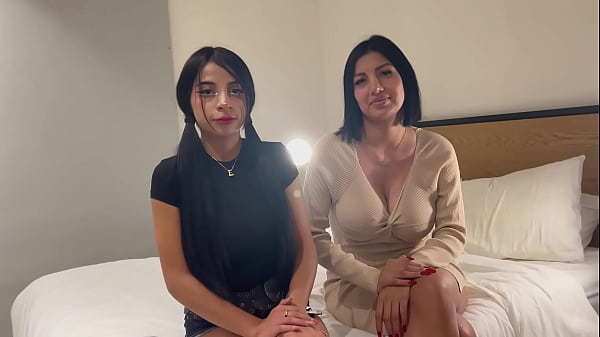 Image 19 Year Old Teen with Huge Natural Tits Brings Stepmom to Her First Porn Casting