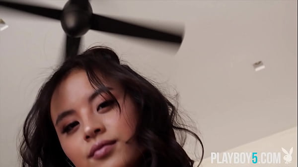 Image Gorgeous Asian model with a petite body KJ Carter goes fully nude
