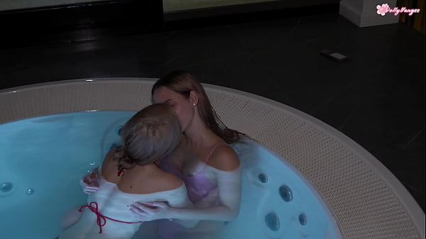 Image I'm bored, can I lick your pussy? Two Wet and Horny 19 year Old Blondes in Bikinis in Hot Lesbian Sex!