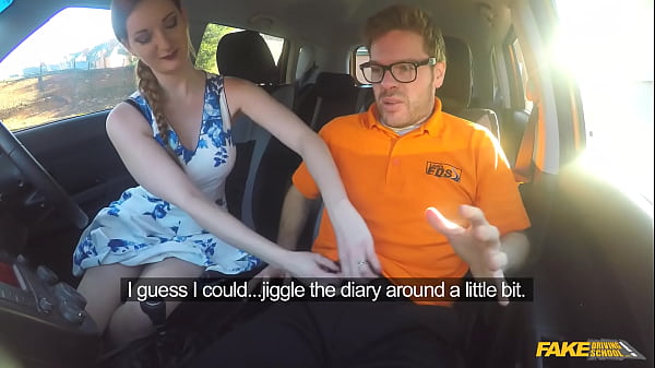 Image British Ginger Babe has Great Tits and a DIRTY little SECRET - Fake Driving School