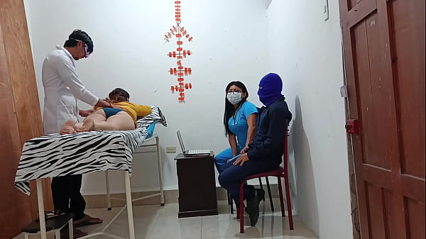 Image Foursome with patients - having sex in the doctor's office - homemade porn, roleplay