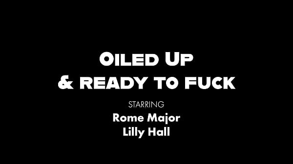 Image Busty Brunette Lilly Hall Oils Her Body To Get Banged By Rome Major!