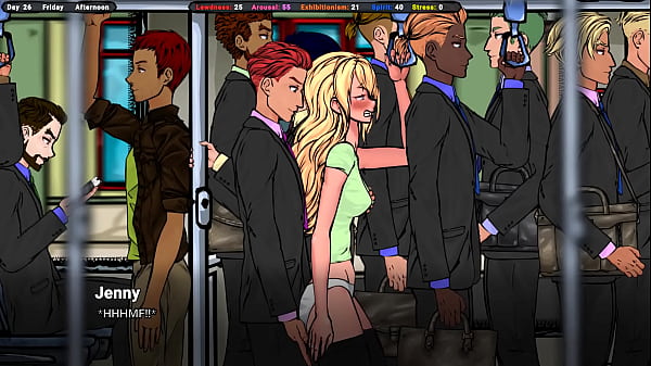 Image A stranger unexpectedly brought her to orgasm on the bus. Hentai Game