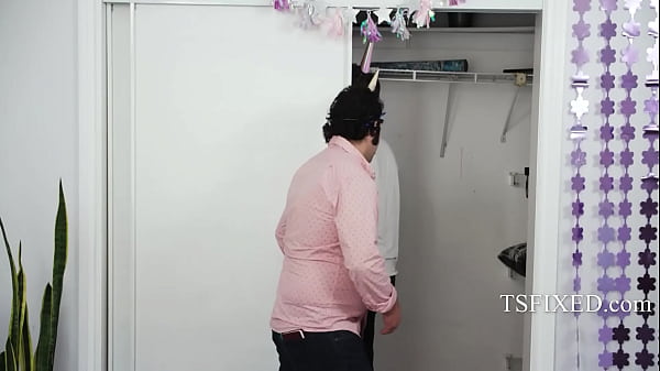 Image Trans Babe Fucked While Playing Mins In Heaven | TSFixed