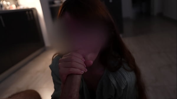 Image A cultured lady gave a gentle blowjob and received a cumshot on her eyes