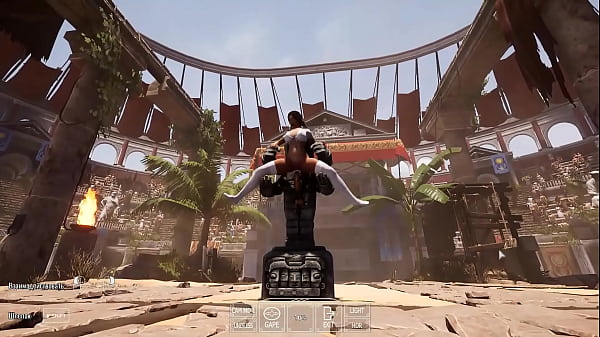 Image Lara Croft found an ancient totem in front of which she spread her legs and quickly came.