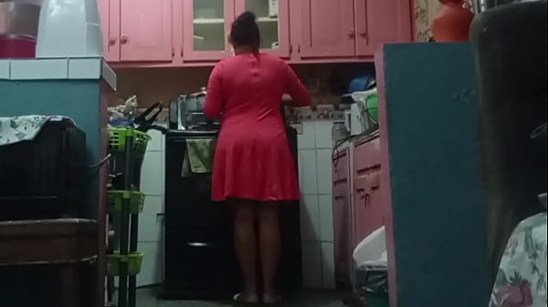 Image I fuck my father-in-law's big-assed wife while she's preparing food in the kitchen