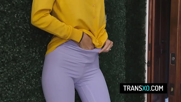 Image Hot tranny boss Jade Venus fucks asian milf Christy Love