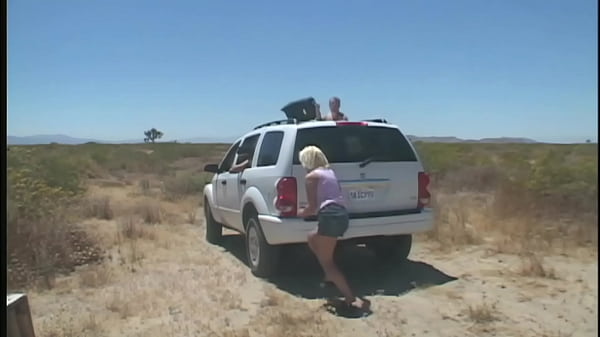 Image A depraved slut left alone in the desert hallucinates about ass fucking and doesn't know if she is more thirsty for water or cum