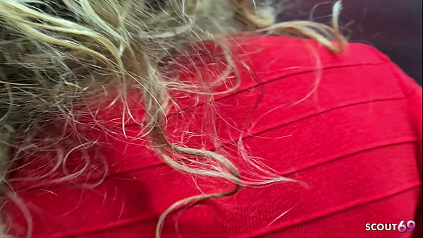 Image German Curly Hair Mature Wife talk to Quick Risky Cheating Fuck at Public Elevator with Stranger