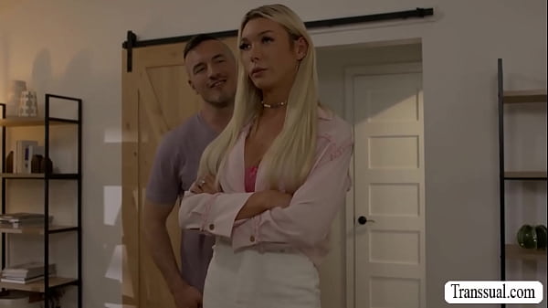 Image Stud Derek Kage anal fucked by horny TS Aubrey Kate
