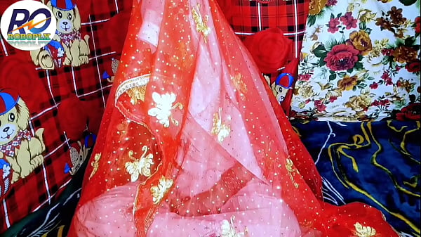 Image Episode (1)Desi bride Bhabhi was sitting all dressed up and patiently, instead of brother, brother-in-law celebrated the wedding night with Bhabhi, Hindi audio, clear voice