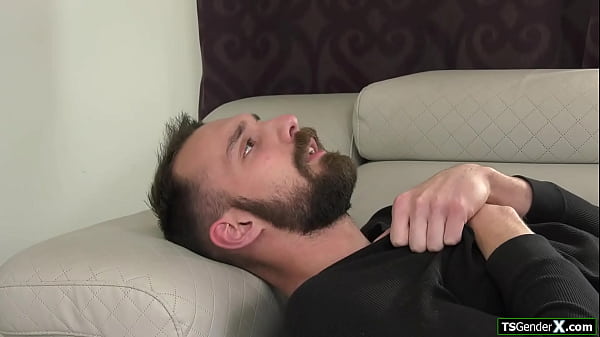 Image Big cock trans shrink has a hardon while anal riding client