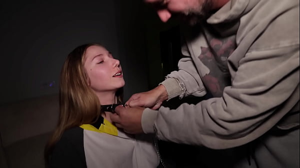 Image A cute slut got fucked in the mouth and pussy by three cocks at a party