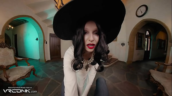 Image VR Conk: Busty Brunette Lady Dimitrescu Fucks And Masturbates In Resident Evil Village Cosplay Parody pt.1