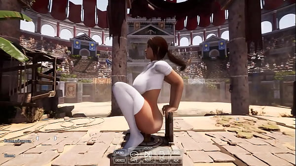 Image Lara needs to insert a secret, mysterious, enigmatic phallus into her cave to open another passage. 3D Hentai Game
