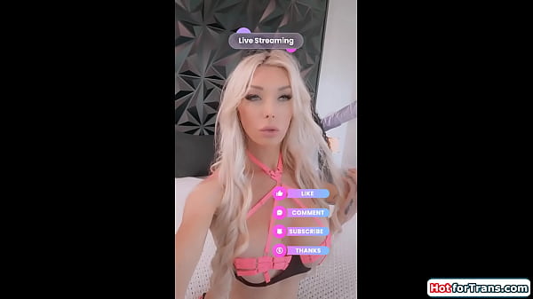Image Three busty transfluencers suck and anal fuck on live stream