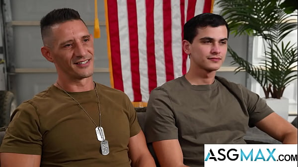 Image ACTIVE DUTY - Hung Muscle Recruit Bent Over & Smashed Deep by Newbie Twink