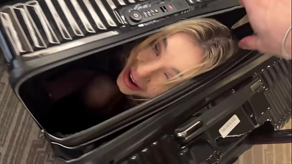 Image Sneaky little Slut hiding in my suitcase ends up full of Cum