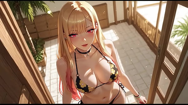 Image Marin having rought sex on a private beach (AI-Generated)
