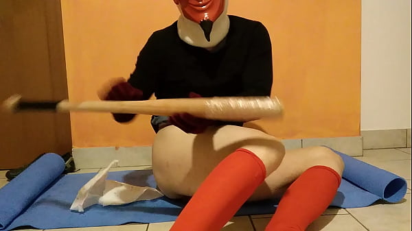 Image A baseball bat up to my ass (video 2)