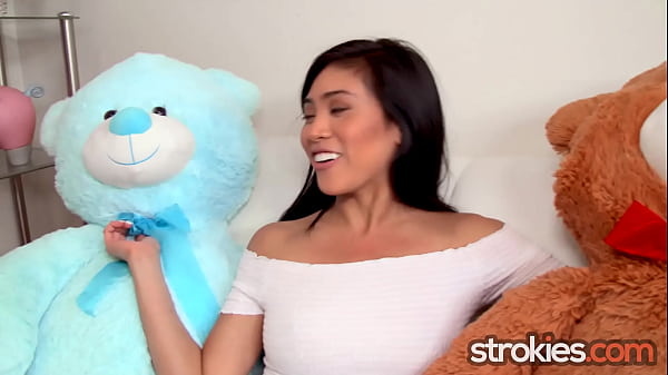 Image STROKIES Raunchy Ember Snow is too excited for the cumshot
