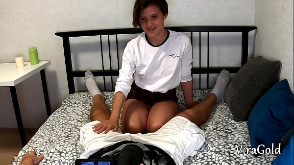 Image Cute Student Girl Fucked at Home and Cum in her Mouth
