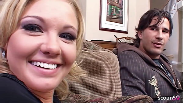 Image Blonde Blue Eyes Teen with big natural saggy Tits Pick Up for no Condom Casting Fuck by older Guy with Big Dick