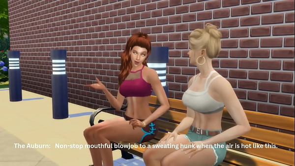 Image Hunky Sims 4 - Hot couples hook up and blowjob (facial cumshot)