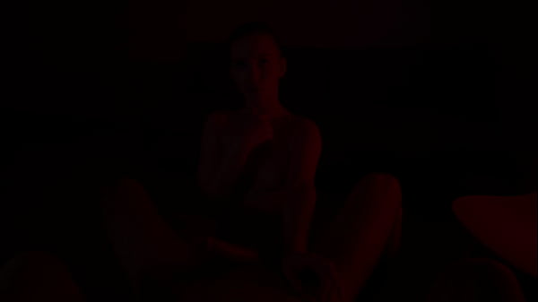 Image Once the red light turns on, this redhead is unstoppable