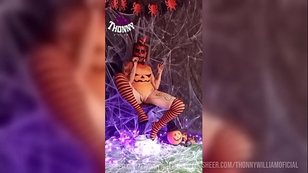 Image Gravei minha cunhada em sua apresenta&ccedil_&atilde_o de hallowen