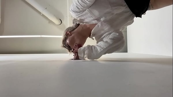 Image Blonde Slut Sucks a Random Guys Cock in Glory Hole and Fucks it