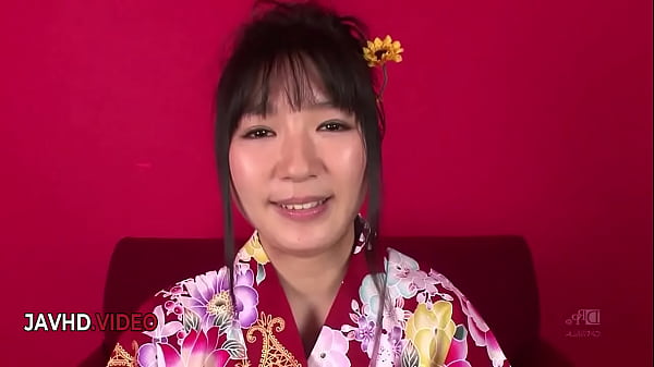 Image Chiharu offers sultry JAV blowjob then gets fiercely fucked in her kimono
