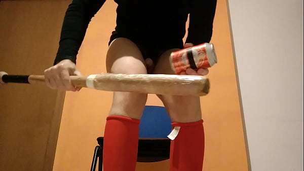 Image 30 centimeters of baseball bat all on my crazy ass!