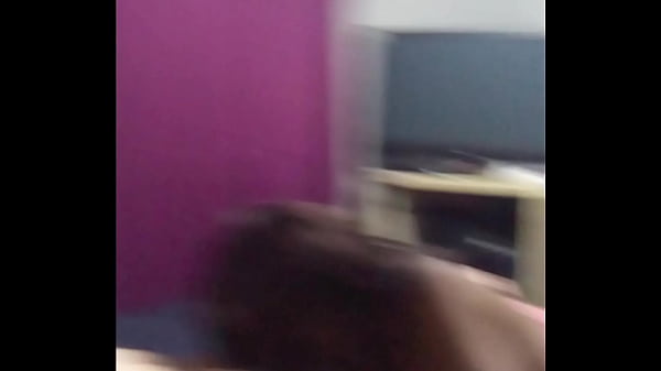 Image Hot black girl loves sucking white cock for dinner