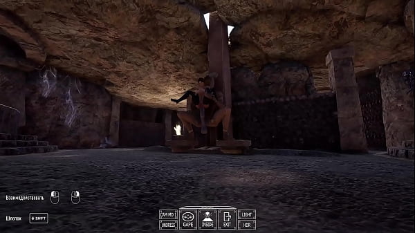 Image A mysterious statue in a cave turned Lara around and made a new cave out of her butt. 3D Hentai Animation Game