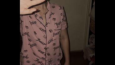 Image Snow bunny showed off her new pjs just so she can get dicked down
