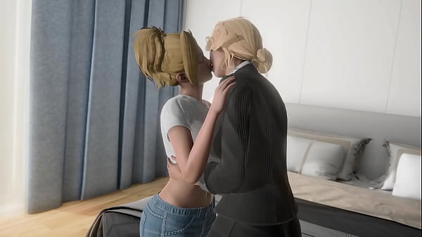 Image Lesbian Step-Mom fucks blonde with Huge Strapon