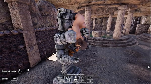Image Lara Croft's deep throat came in handy to activate an ancient statue. 3D Hentai