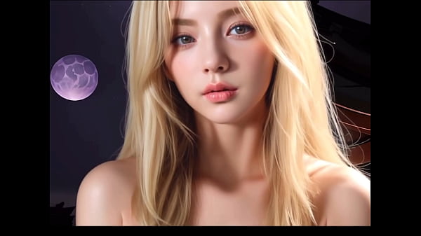 Image 3D AI HQ Blonde Asian Big tits Firm tits Hard nipples Cowgirl riding POV sex wSound added