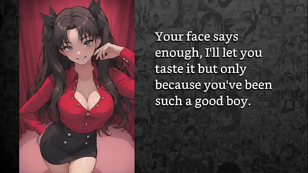 Image [FayGrey] [Rin Tohsaka turns you into her obedient girlfriend and teaches you how to handle cocks] (Femdom Joi Cei Chastity Sissification Crossdressing Humiliation Degradation Anal Oral Photography)