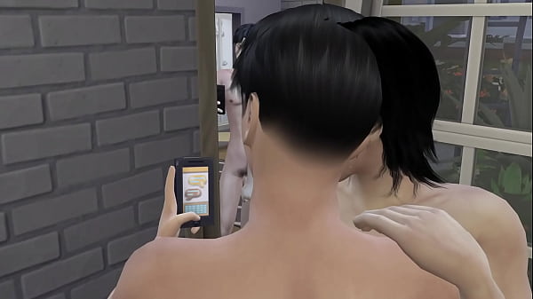 Image sweet chinese couple gay have fun sims 4