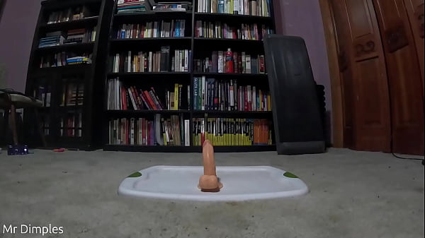 Image Chubby boy is curious what bouncing on dildo would feel like