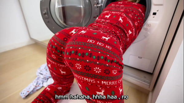 Image the best Christmas gift is: step sister stuck in a washing machine!