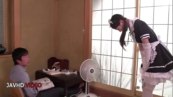 Image Wild JAV night featuring a steaming hot maid getting ravaged by many men