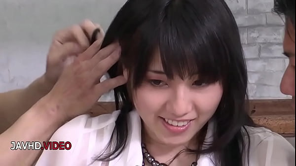 Image Naughty Japanese Azusa Nagasawa gives dual passionate blowjob experience