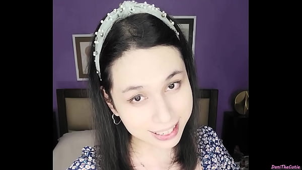 Image Your doll tgirlfriend Dani gave you a quick footjob after playing a weird game
